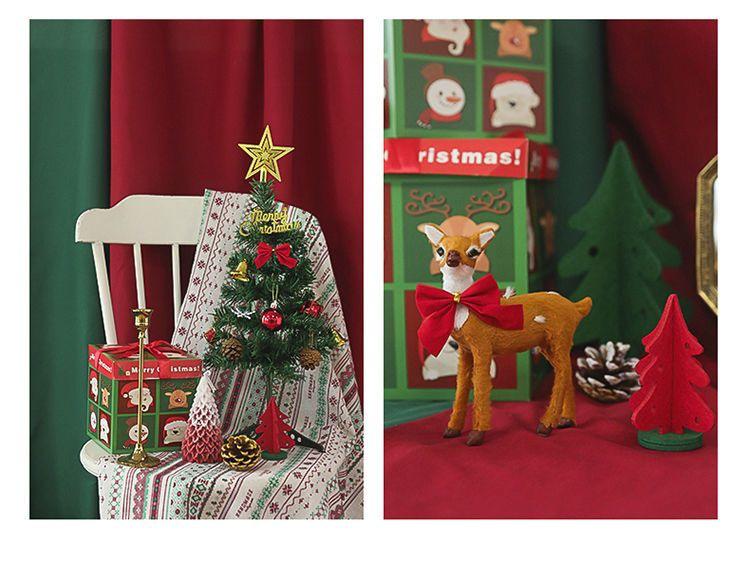 Dark Green & Wine Red Solid Color Christmas Photo Backdrop for Live Streams & Kids Photography