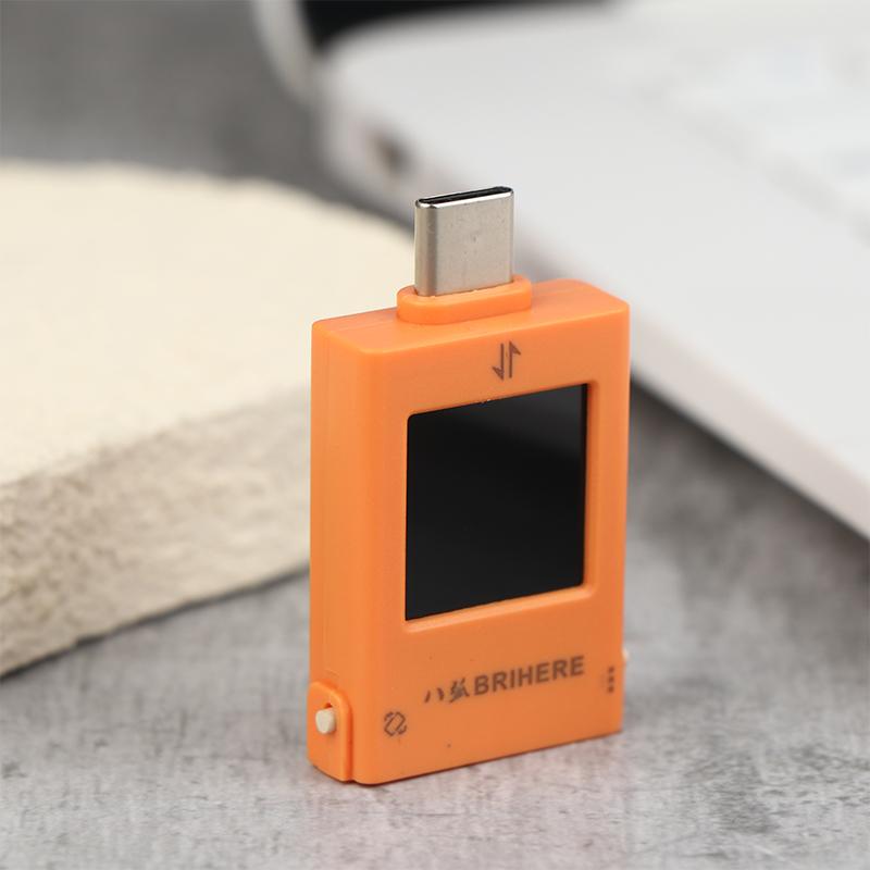 

Multifunction Digital Display Type-C Charger Tester Mobile Phone Charging Tester DC 4.5-50V 12A Voltage Current Watt Meter помаранчевий