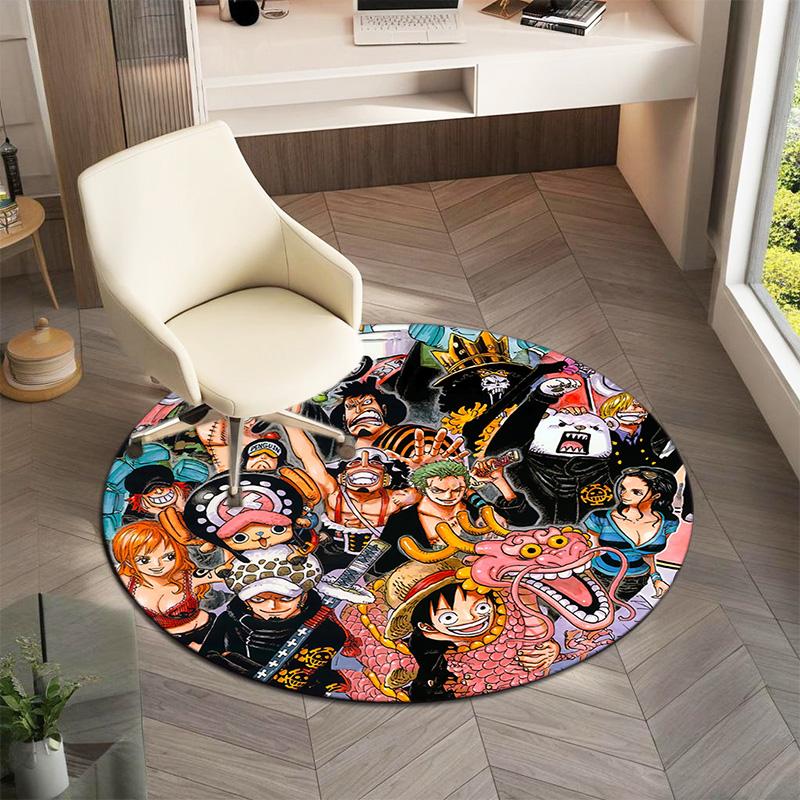 Cute Monkey D. Luffy from the Japanese manga ONE PIECE carpet is soft, home, bedroom, door mat decoration, and non slip carpet E10
