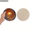 Unique Wooden Sign with Exploring The Sunrise From The Cave Pattern, Round Artwork for Front Door Wall Hanging Decor, Ideal Home Decoration