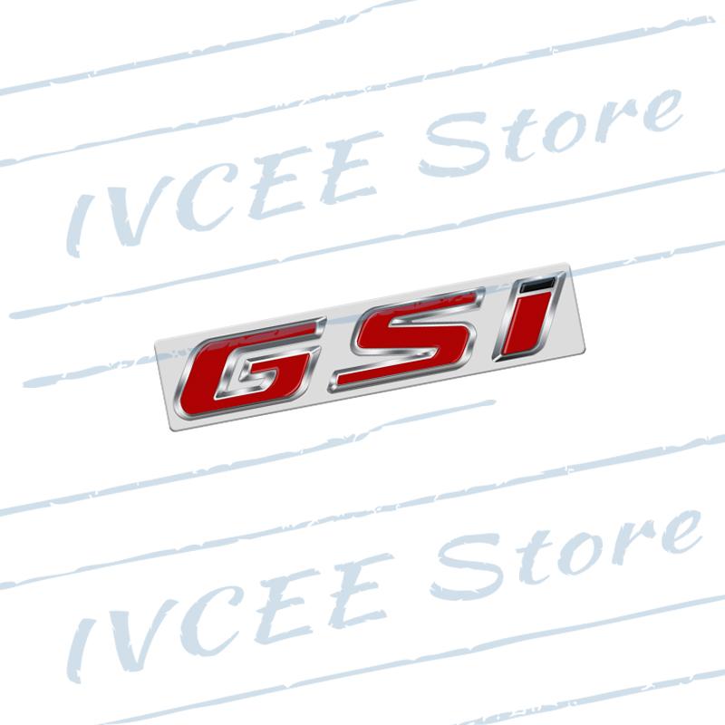 Car Accessories Metal GSI Emblem Rear Trunk Body Badge Sticker For Vauxhall Opel Zafira Mokka Antara Insignia Astra Adam OPC VXR Wv3
