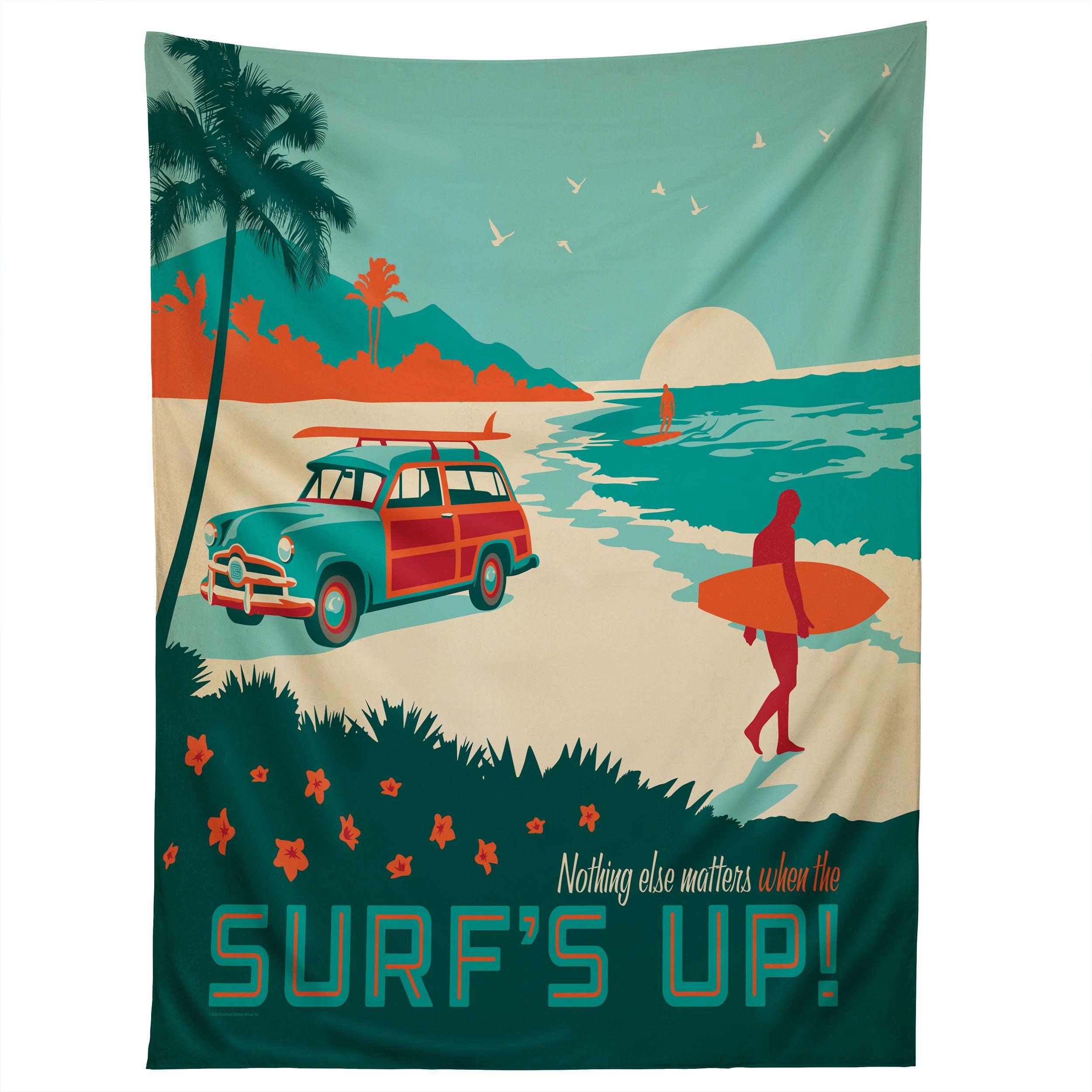 SURFS UP tapestry 75x100