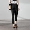 SOFSIL Women's Cotton Linen Slim Cropped Casual Pants