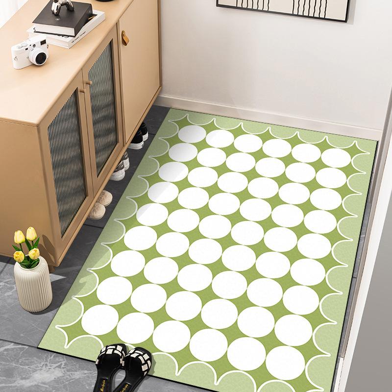 Kitchen Non-slip Mat Simple Absorbent Oil Absorbent Long Anti-dirty Foot Mat Entry Bathroom Bathroom Door Anti-fall