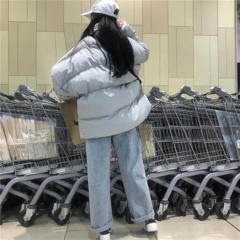 Down Padded Jacket Female Winter Short Korean Version Loose Padded Jacket Thickened Students