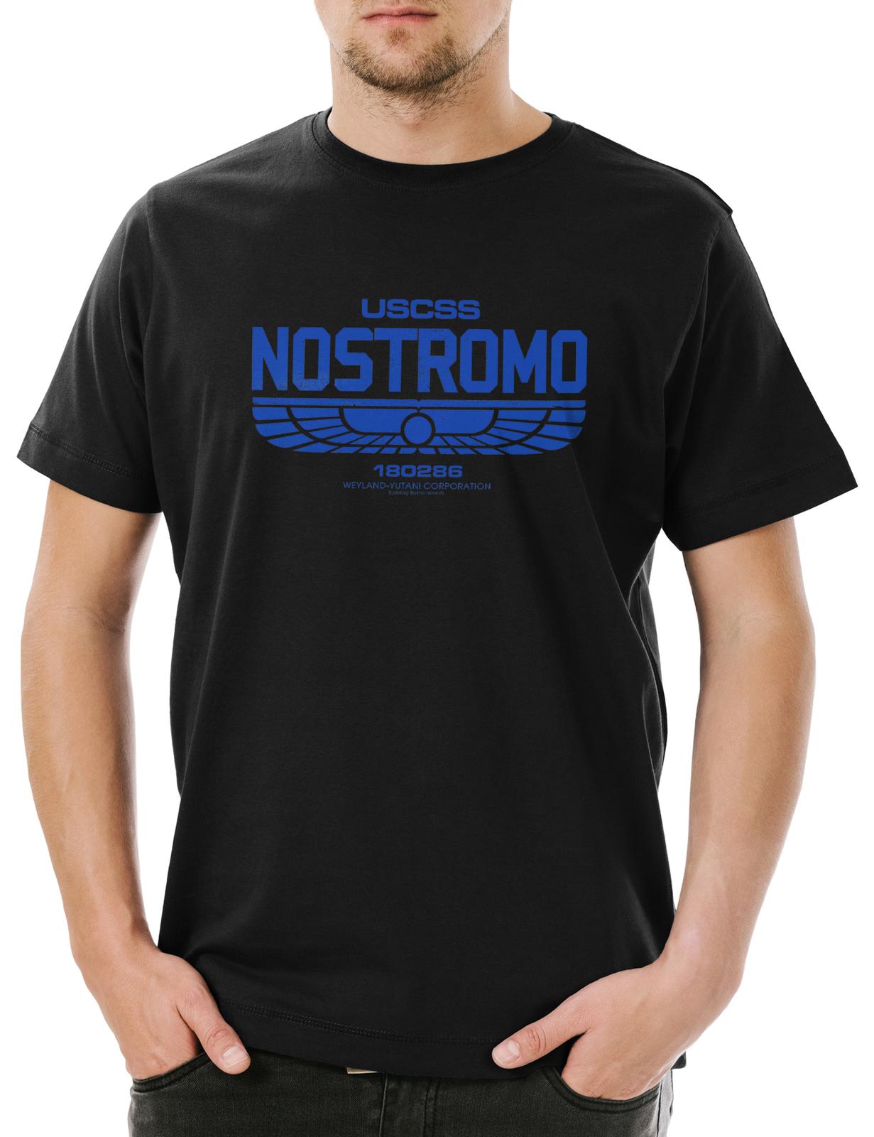 USCSS Nostromo I Men s T-Shirt Mens Womens Tees Top Prometheus Corporation Alien Weyland Yutani Logo M