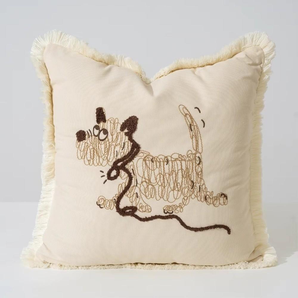 Nordic Style Embroidered Cushion Cover Embroidery Design Sofa Cushion Pillow For Bedroom