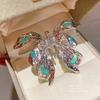 Butterfly Alloy Ring With Oil Drop Design For Women Fashion Accessories