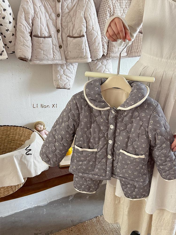 

Детское зимнее пальто на флисовой подкладке - Толстая, теплая хлопковая куртка для мальчиков и девочек 110 cm