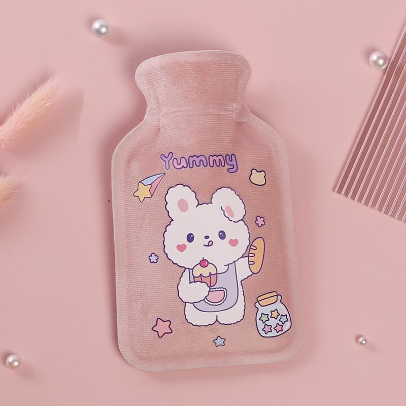 Mini Plush Cartoon Hot Water Bottle & Hand Warmer