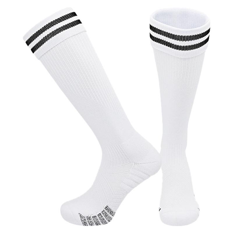 Professional Mid-Calf Soccer Socks for Men, Women, and Kids - Thick Towel Bottom and High-Top Design