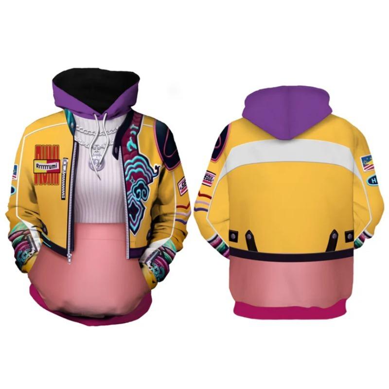 

Модный женский повседневный топ K-pop Devil Hunter мультяшный принт детская толстовка с капюшоном 100