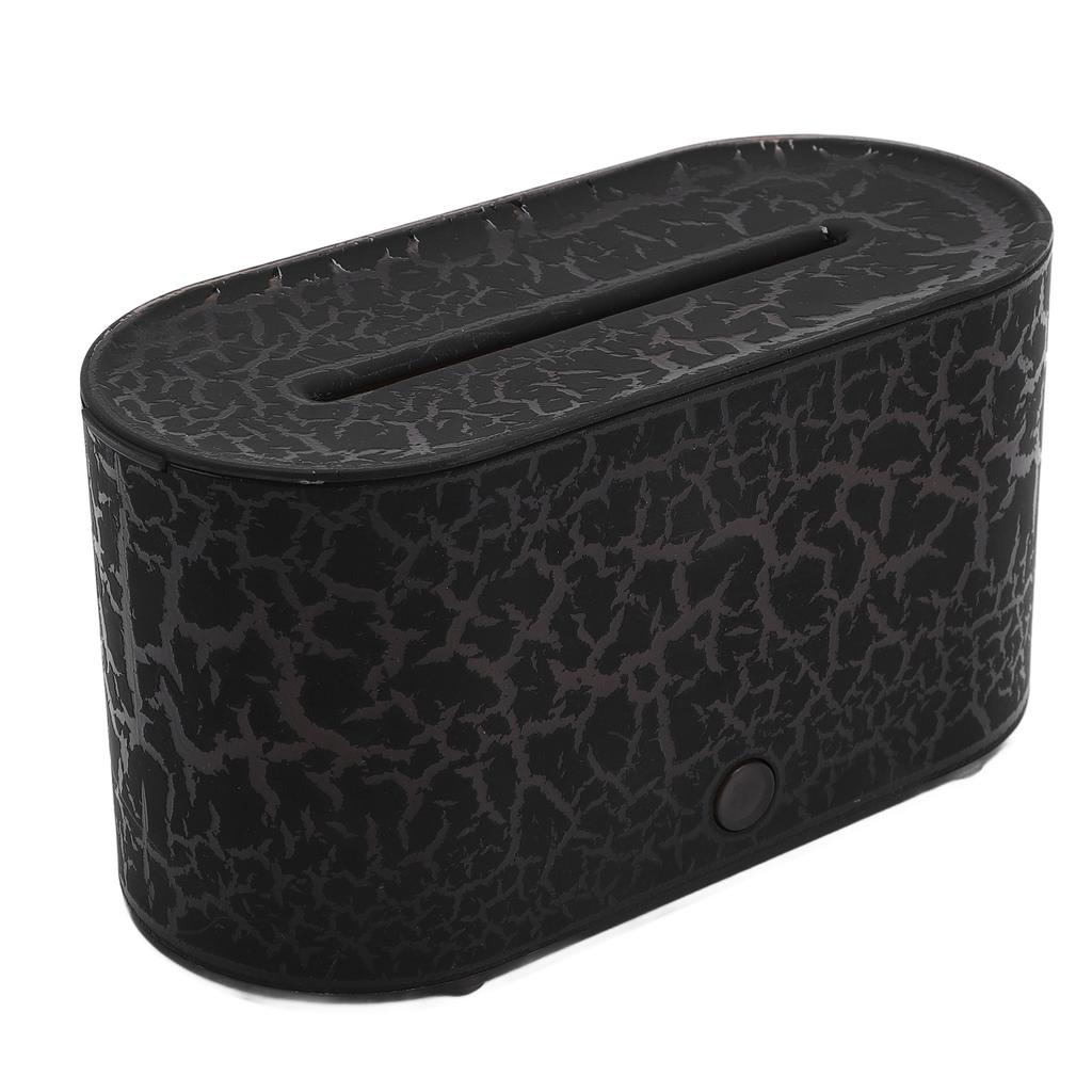 Difuzor Aromaterapie Flacără Umidificator 130ml Protecție Auto Oprire Fără Apă Lumină 7 Culori USB