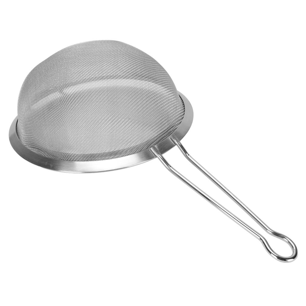 Large Mesh Strainer 316 Stainless Steel Colander Sieve Sifter with Sturdy Handle for Pasta Fruits Vegetables Easy To