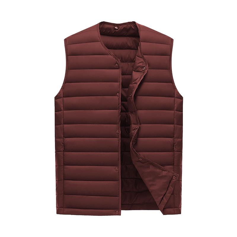 Men's Cross-Border Heated Sleeveless Down Vest - Autumn/Winter Cotton Outerwear