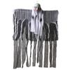 Halloween Light Up Hanging Skeleton Ghost 1Pcs Gauze Skull Ornament for Outdoor Garden Home Haunted House Party Decor