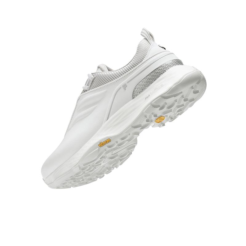 Fila Abrasion Resistant Support Low Top Golf Shoes Men's Bright White/Silverware Gray A12M431701FBS