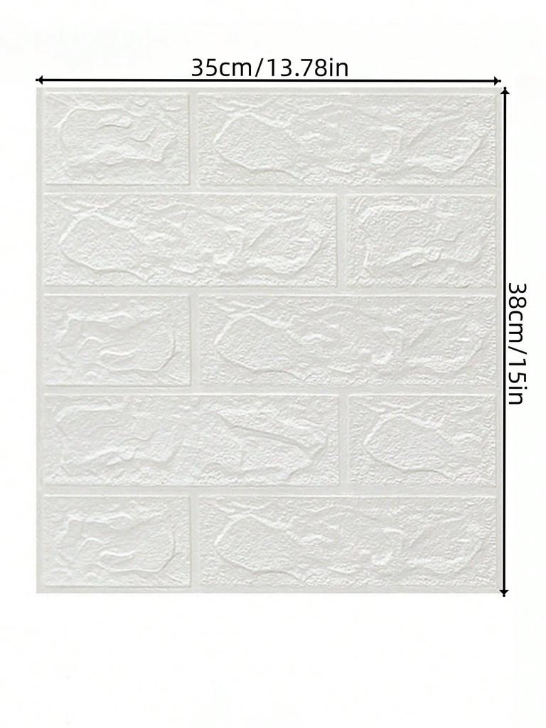 Home decoration supplies Wall decoration peel wallpaper brick detachable wallpaper peel paste self-adhesive 5 sheets 1 set