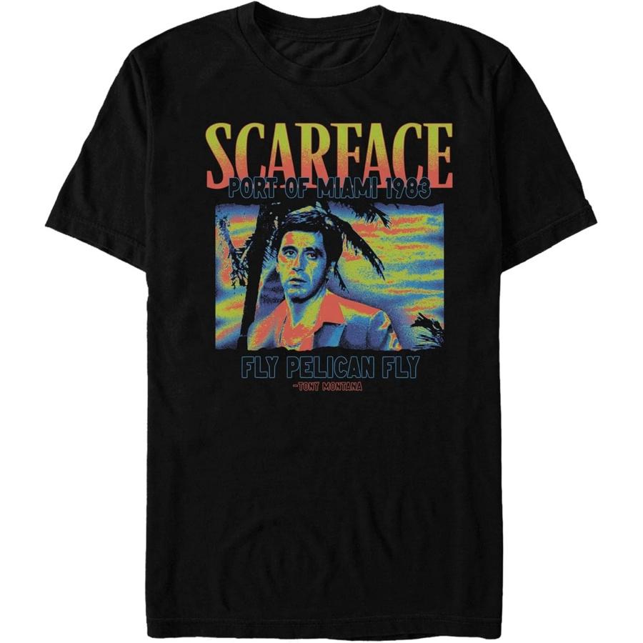 Unisex T-shirt Fifth Sun Scarface Fly Pelican Young Men's Short Sleeve Tee Shirt