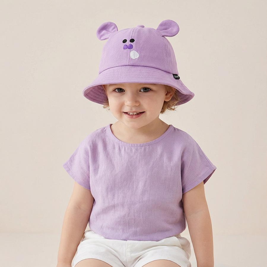 2-6Y Kids Hat, Cute Cartoon Animal Bucket Hat for Boys and Girls, Lightweight Spring and Autumn Cap, Super Adorable Sun Protecti
