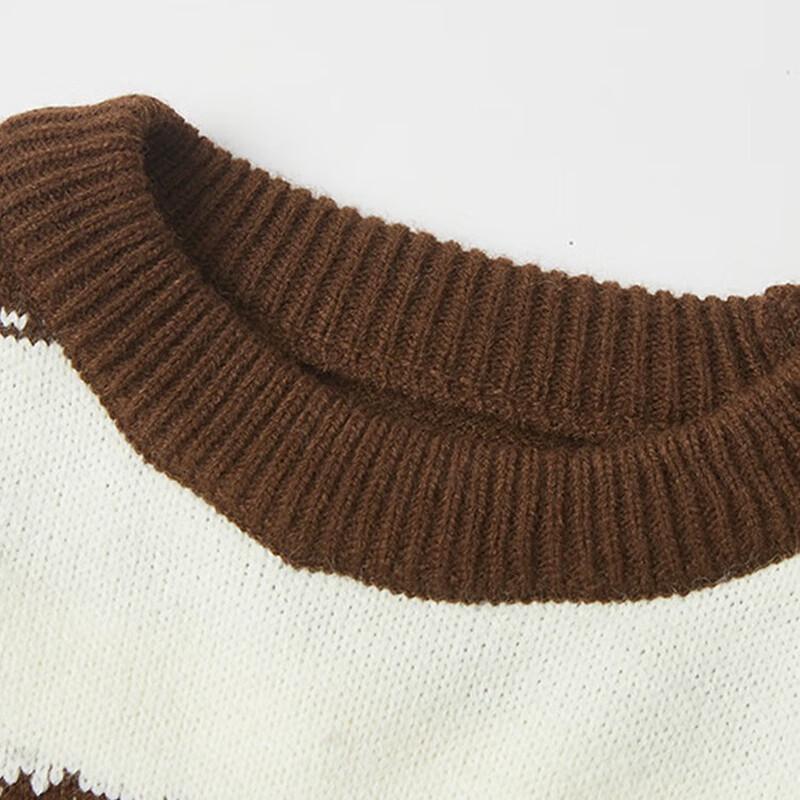 NASA MARVEL Men's Colorblock Round Neck Sweater