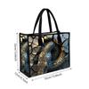 Snake Pattern Large Tote Bag Fashion Casual Portable Shoulder Bag for Daily Use Shopping Travel