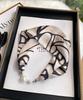 Magnetic Buckle Silk Scarf Headband Internet Celebrity New Magnetic Buckle Bracelet Small Long Women's Summer Casual Necklace Diamond Neck Band