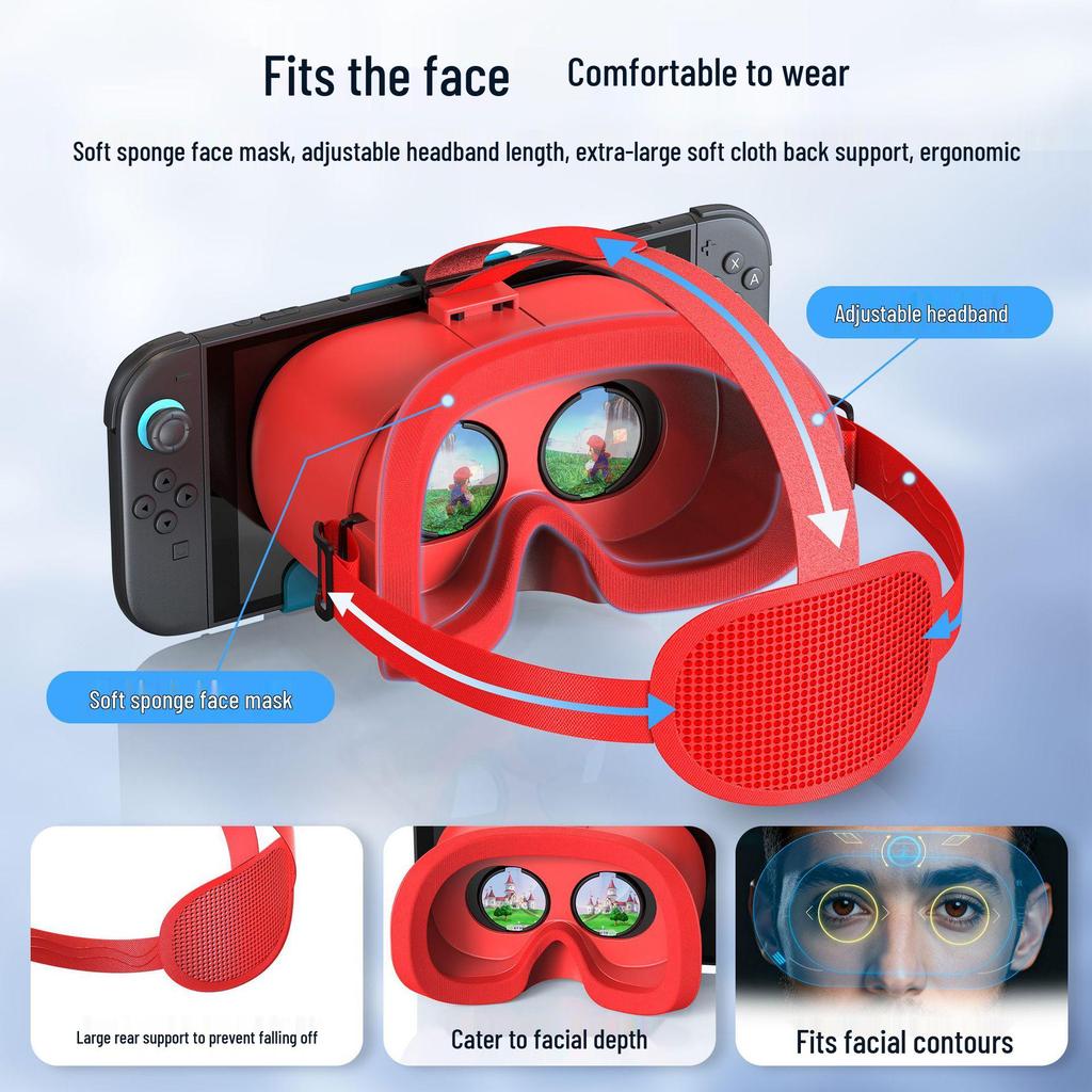 In Stock: Nintendo Switch 2 VR Glasses - HD 3D Headset, Christmas Gift, Game Console Accessory