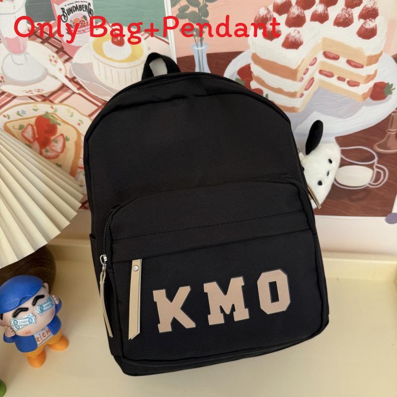 Childrens Educational Backpack Compact School Outdoor Breathable Nylon For Students With Letter Print