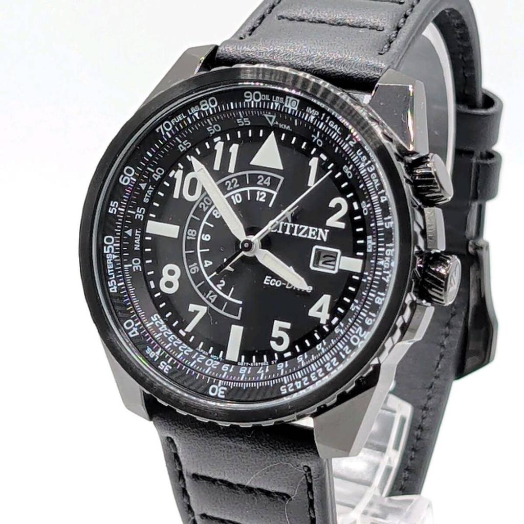 Citizen Promaster Watch Solar Round Silver Date Y2K 00S Promaster Watch Solar Eco-Drive B877-S122589 Men's