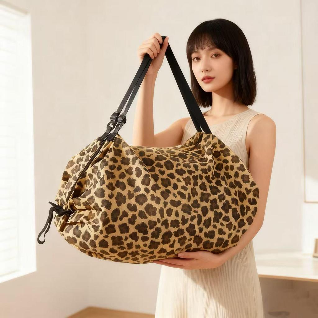 Foldable Japanese-Style Eco-Friendly Travel Shoulder Bag