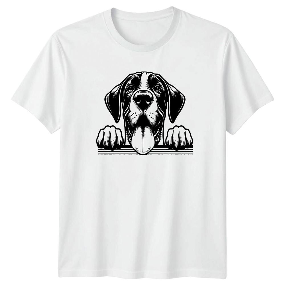 Peeking Dog Graphic Animals Dogs Unisexs TShirt Unisexs Tee Unisex Pet Lover S