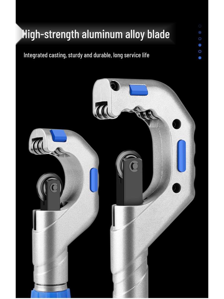 Rotary Copper and Steel Pipe Cutter with Stainless Steel Blade