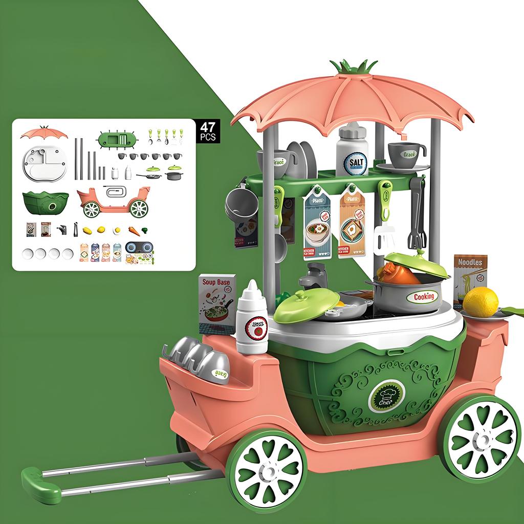 Carrito de compras creativo para juegos de rol, simulación de tienda, regalo para festival