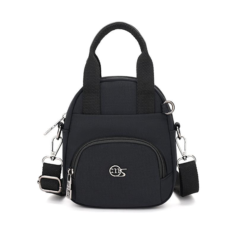 

Мини сумка кроссбоди женская сумка для мобильного телефона Оксфорд легкая наплечная сумка чёрный