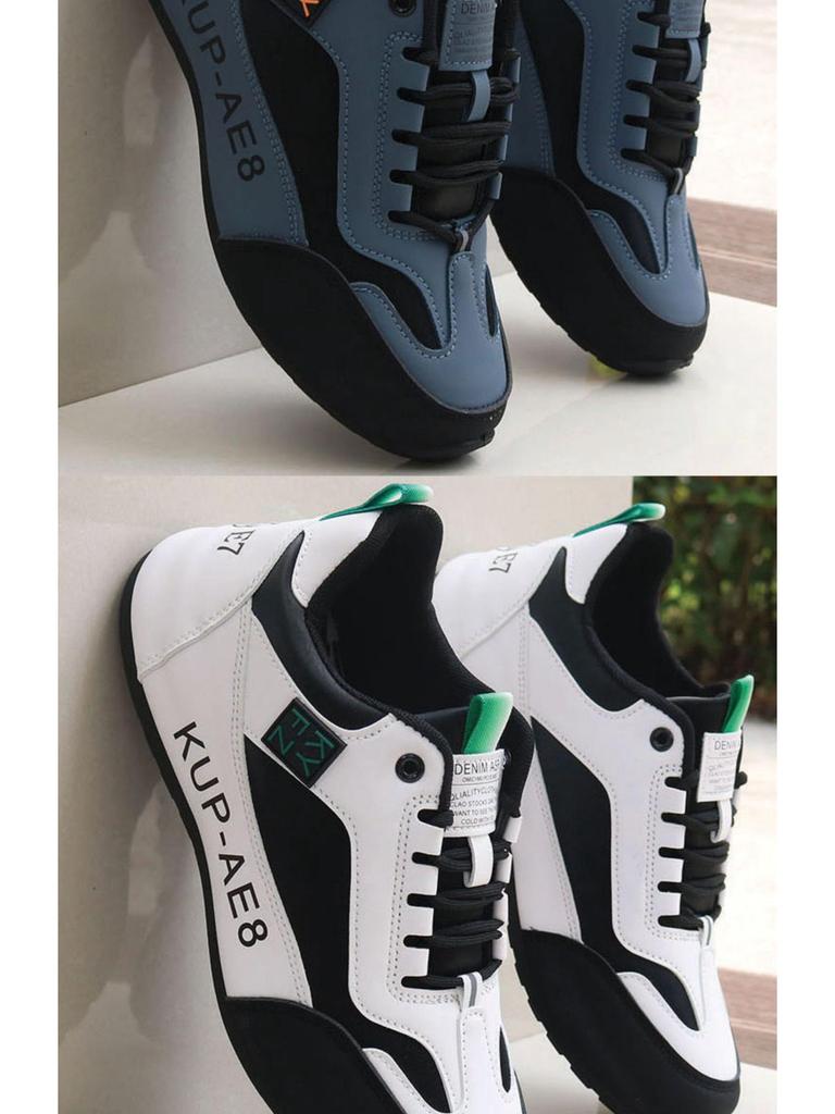 Brand Men's 2025 Waterproof Leather Sneakers - Non-Slip, Versatile Casual Shoes for Spring and Autumn