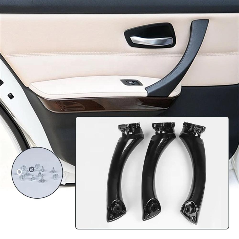 RHD LHD Car Inner Door Handle Interior Door Panel Pull Trim Cover for BMW 3 Series E90 E91 316 318 320 325 328