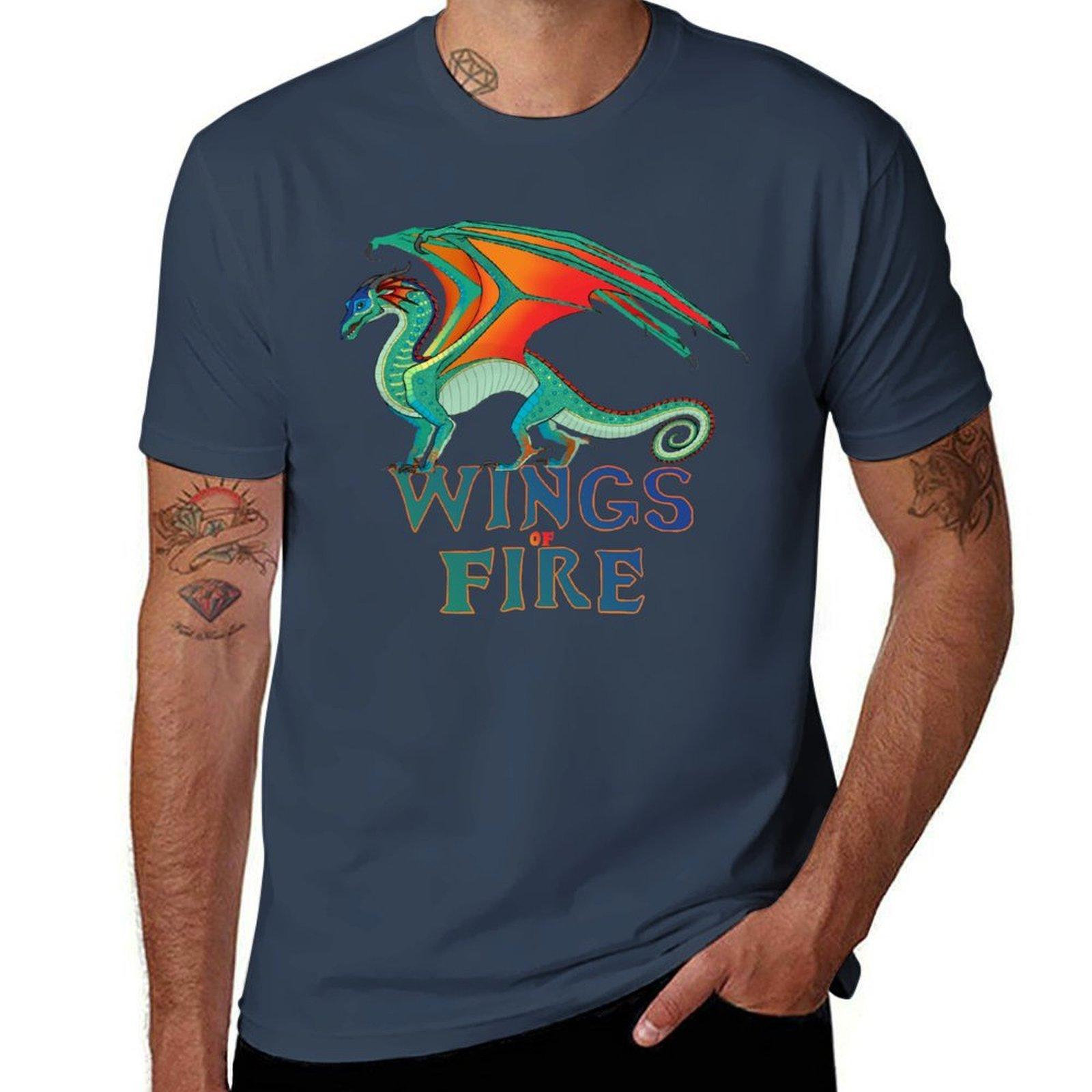 Glory Fantasy Rainwing Wings Of Fire Gift For Birthday Tshirt Daily Wear Plain Short Sleeve Shirt S