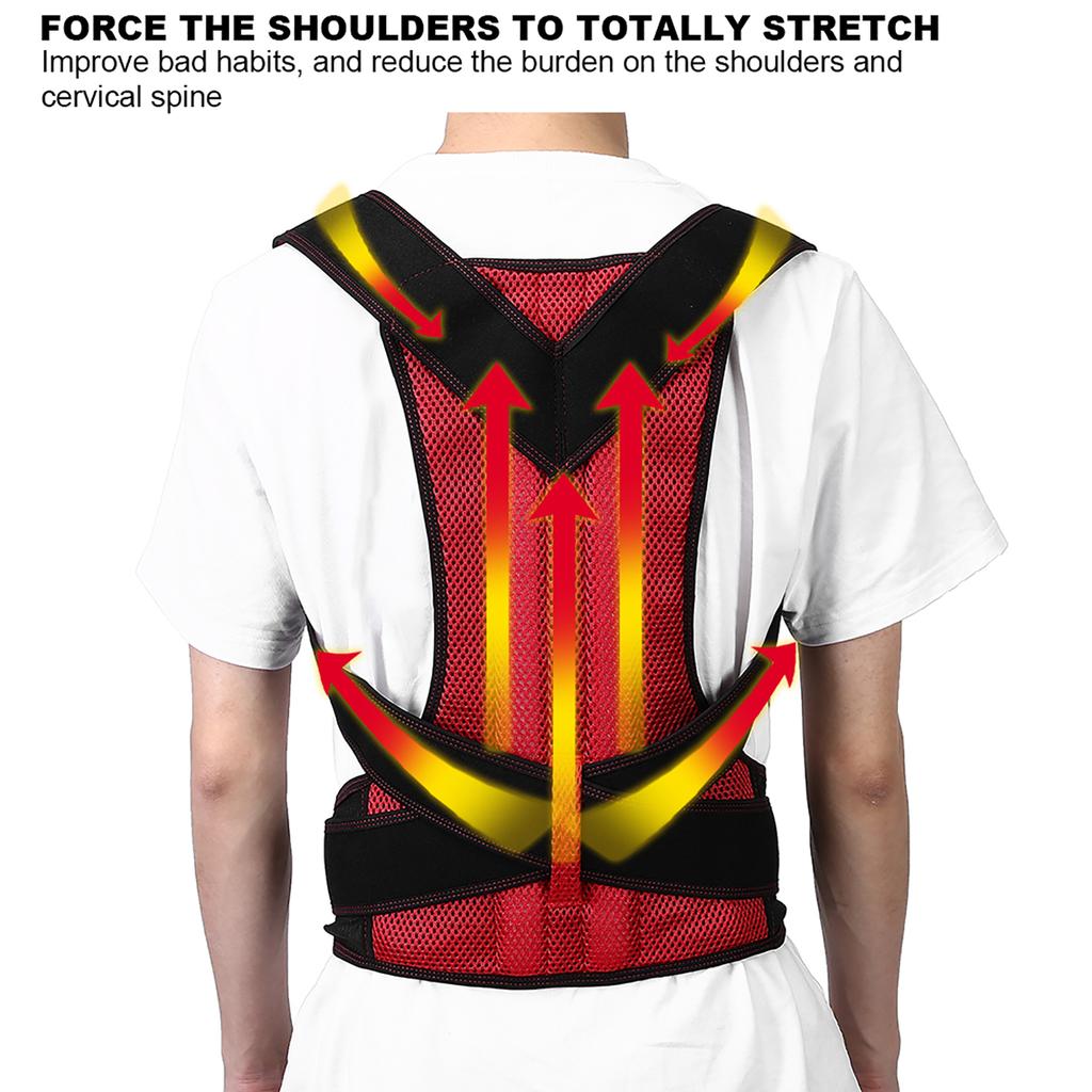 Unisex Corrector Brace Hunchback Correction Belt Back Spine Support