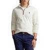 Polo Ralph Lauren FW23 Solid Loose Half High Neck Casual Sports Sweatshirt Men Sweatshirt White MNPOKNI16823300-101