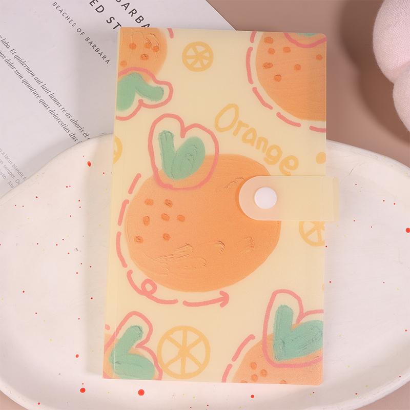 120 Slots Nail Sticker Storage Book Fruit Cover Nail Decal Storage Album For Small Sticker