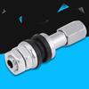 10pcs TR43E Tyre Valve Stems Tubeless Tire Valves Metal Replacement Stems with Thrd End for Motorcycles Cars Trucks