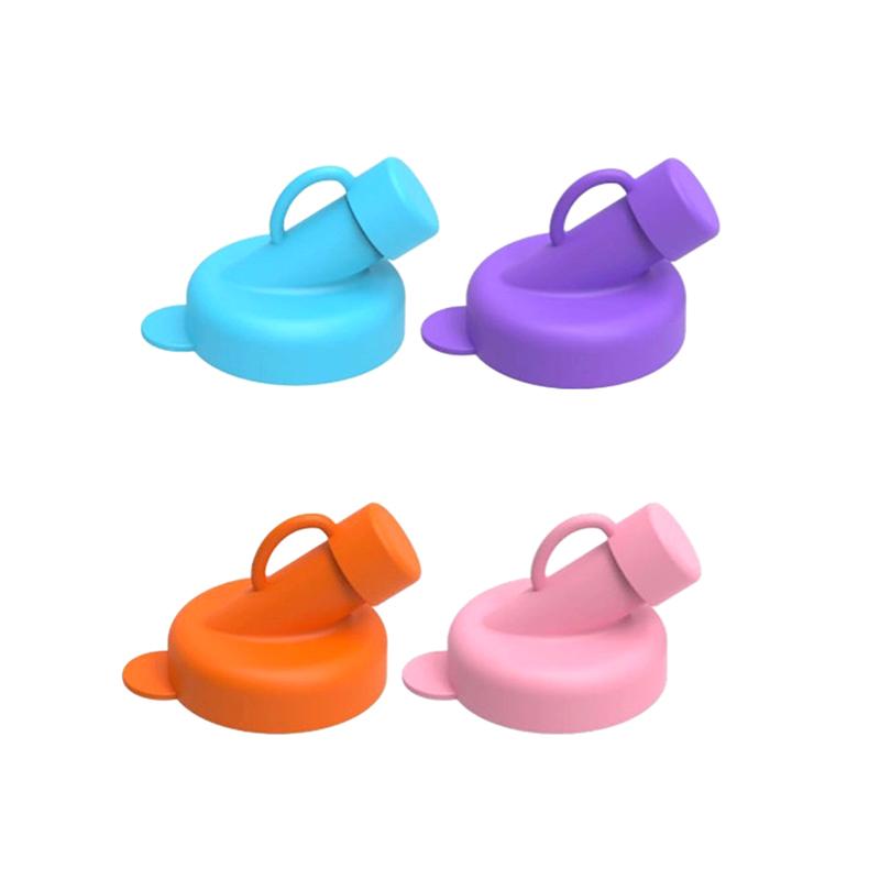 

4/6/8Pcs Silicone Milk Bottle Caps Reusable Leak-Proof Bottle Replacement Cap Fresh-Keeping Caps For 48Mm Caliber Glass Jars 4PCS