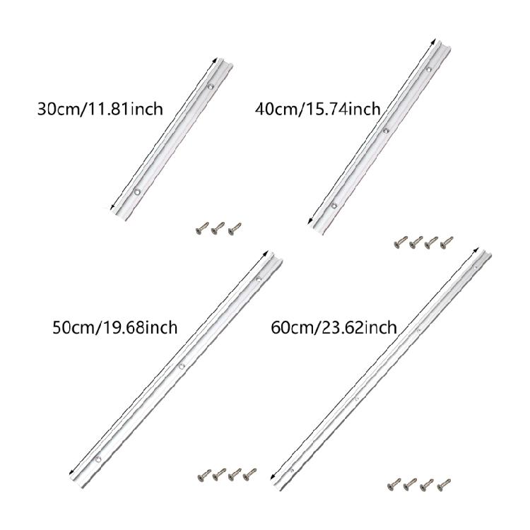 T-Track Aluminium Woodworking Table Cutter Guide Rail T Slot Tracks Miter Gauge Track Slot Chutes Miter Slider Woodworking