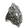 Anello da Donna in Lega Bohemien Ecologico - Design a Rombo Stile Etnico Retro (Edizione 2026)
