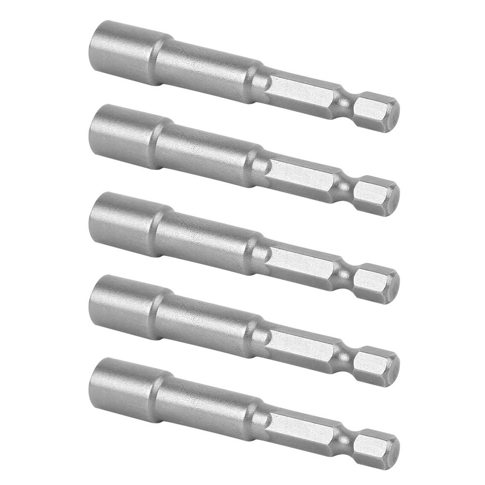 5 ks Magnetický šestihranný nástavec Nástrojová ocel Elektrický šroubovák Magnetický adaptér vrtacího bitu 6 mm