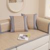 Bamboo Mat Sofa Cushion Summer Ice Silk Summer Mat Cushion Non-Slip Leather Sofa Cover Cover Cloth Summer Style Ice Pad Cool Pad