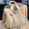 New women's straw shoulder bag tote bag