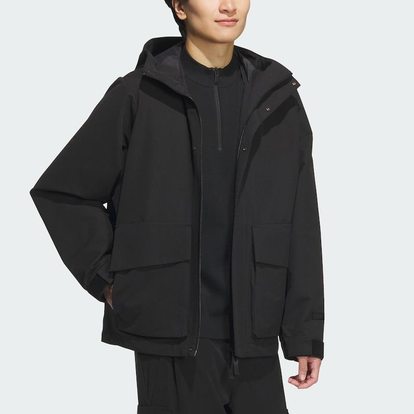 Adidas Warm Woven Wu Zong Series Thermal Sports Casual Jacket Men Jacket Black JM0960
