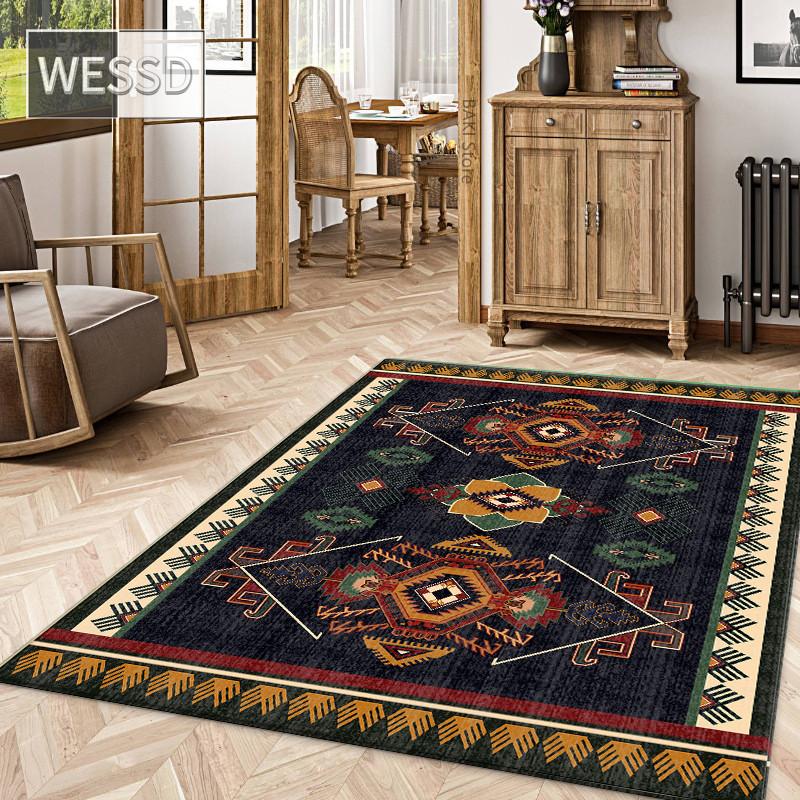 Koberec Retro Bohemia do obývacího pokoje s perským potiskem v etnickém stylu